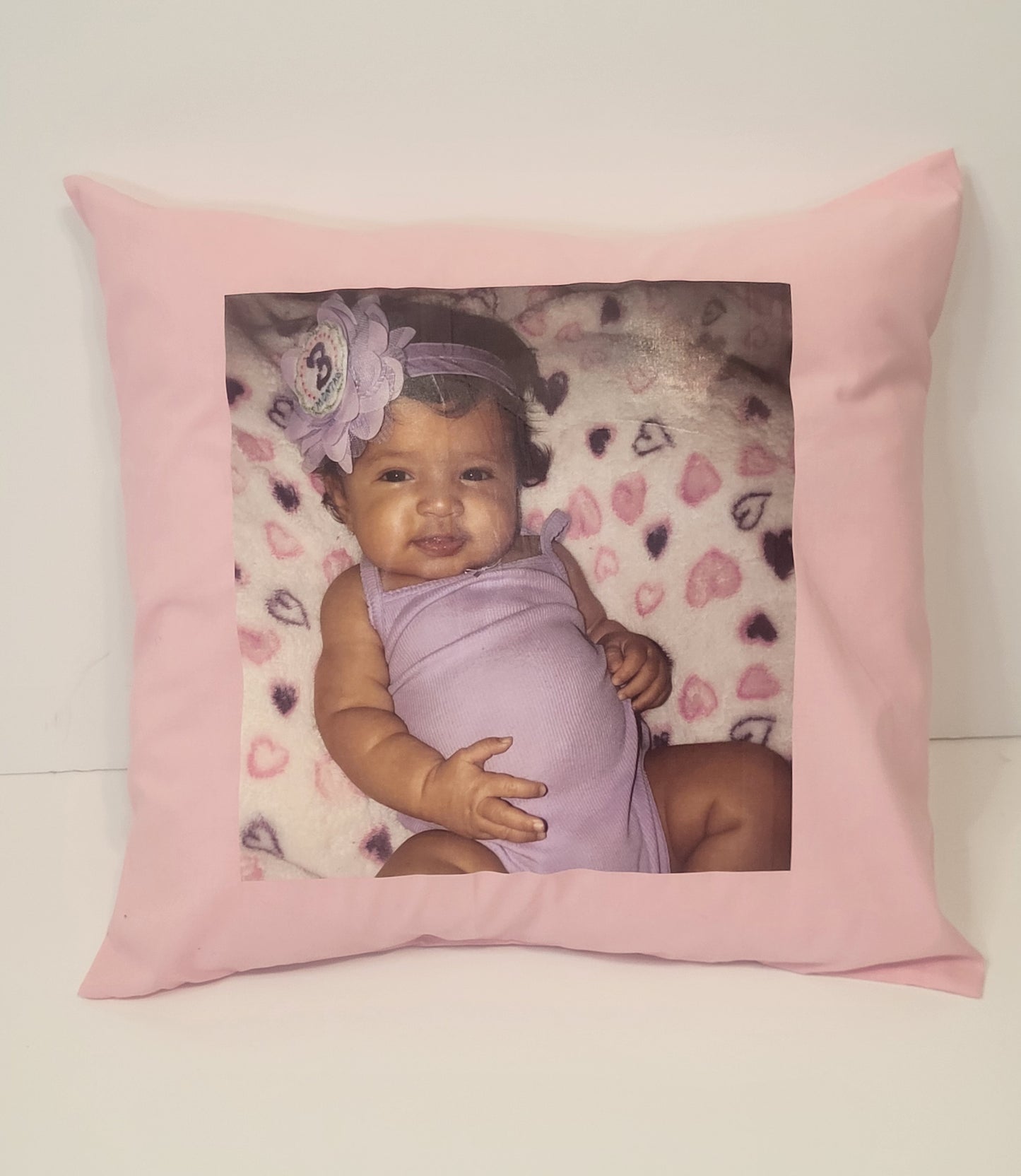 Custom Photo On a Throw Pillow