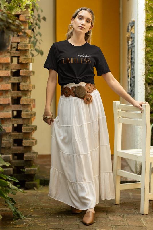 With God Limitless Black Short Sleeve T-Shirt