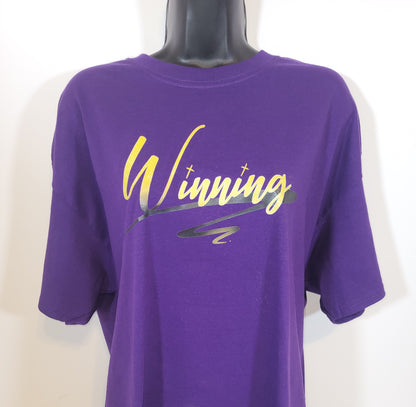 Winning - Dark Purple Short Sleeve Tee