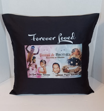 Custom Photo On a Throw Pillow