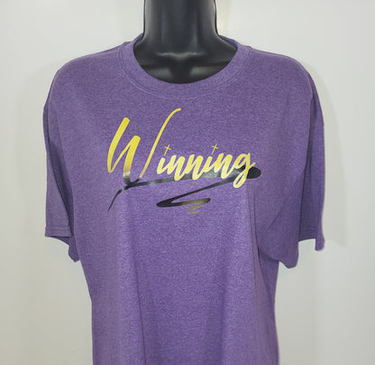 Winning Light Purple Short Sleeve Tee