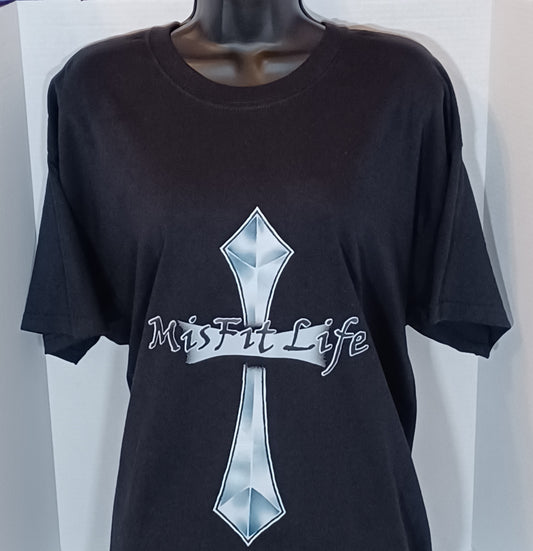 Misfit Life - Black Short Sleeve T-Shirt
