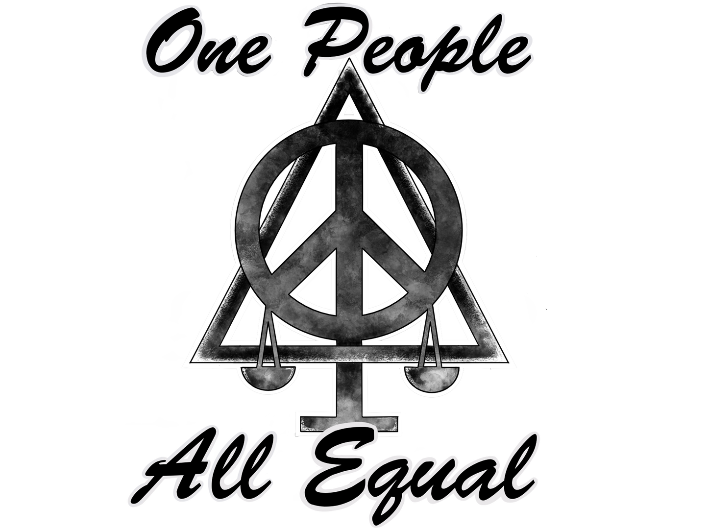 One People All Equal Car Decal/Sticker