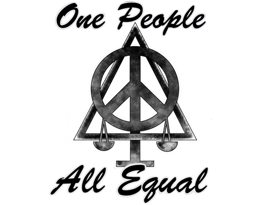 One People All Equal Car Decal/Sticker