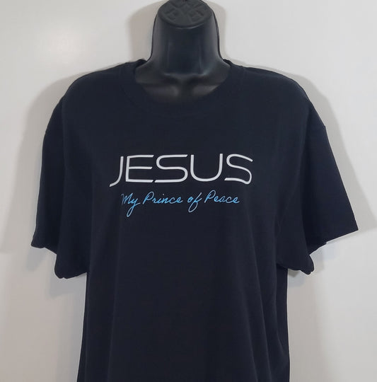 JESUS My Prince of Peace Black Short Sleeve T-Shirt