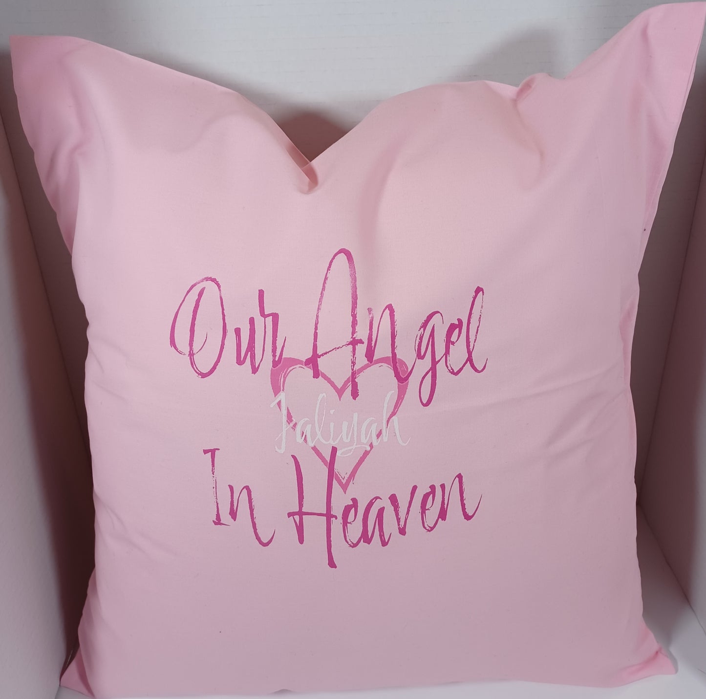 Custom Wording On a Throw Pillow