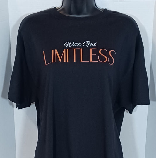 With God Limitless Black Short Sleeve T-Shirt